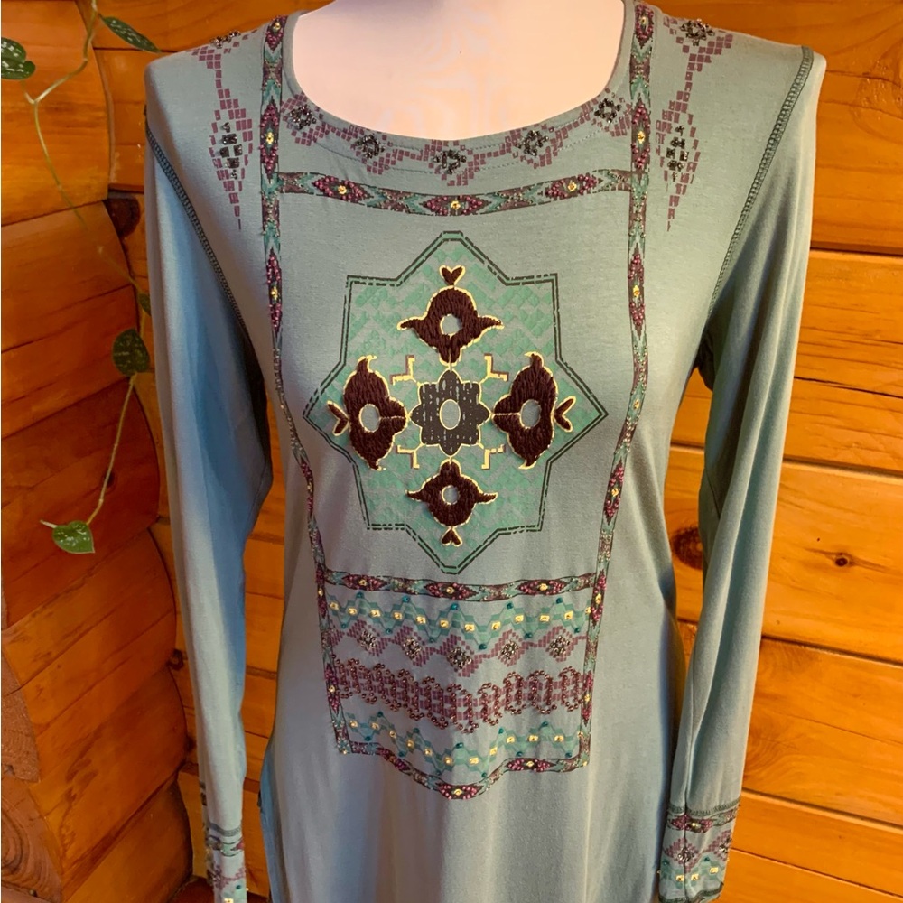 Double D Ranch Embroidered Tunic/ Dress Size Small